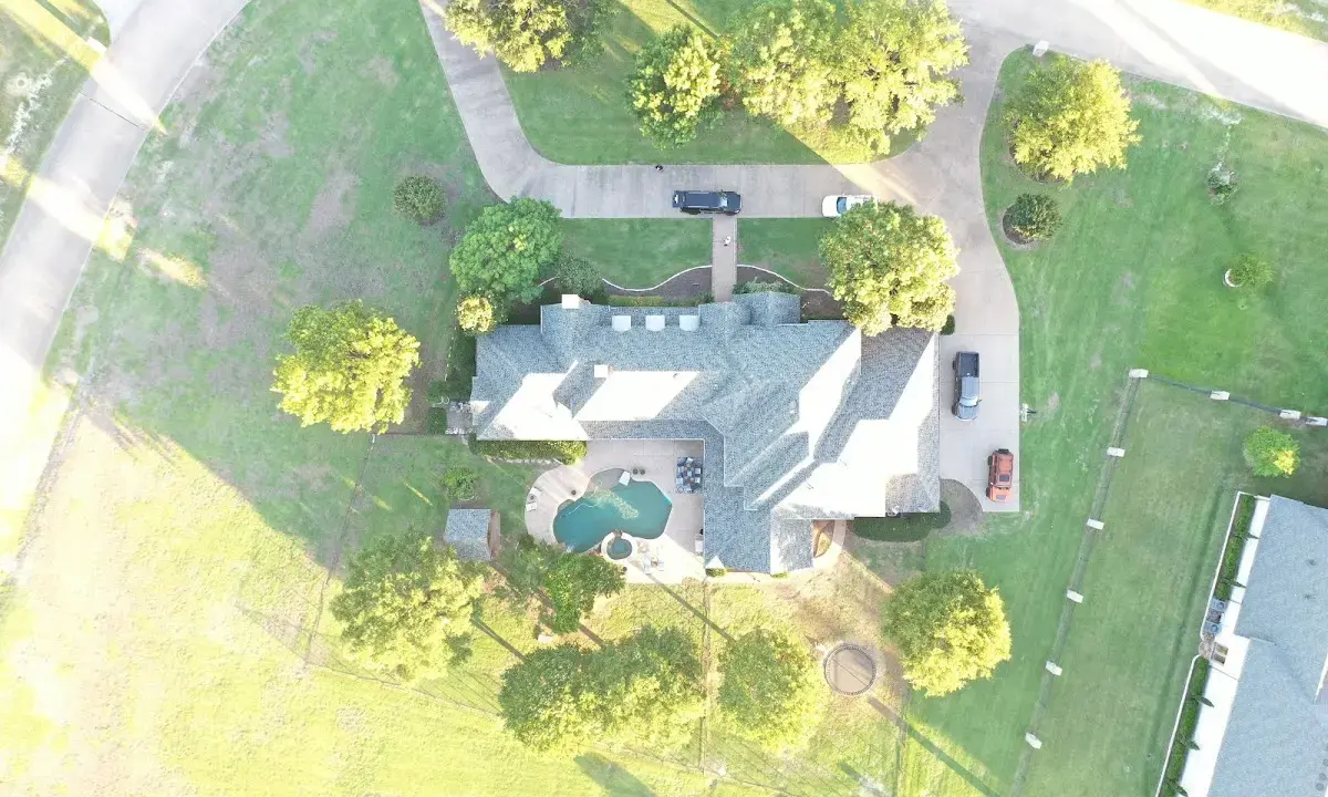 New shingle roof installation on a home in Vernon Hills